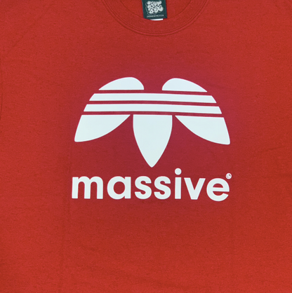 HOTBOX SESSIONS ホットボックスセッションズ "MASSIVE "  Tシャツ ブラック/レッド