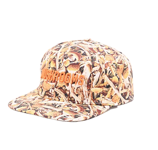 Porous Walker ポーラスウォーカー Real Mushrooms Brown Snapback Cap キャップ
