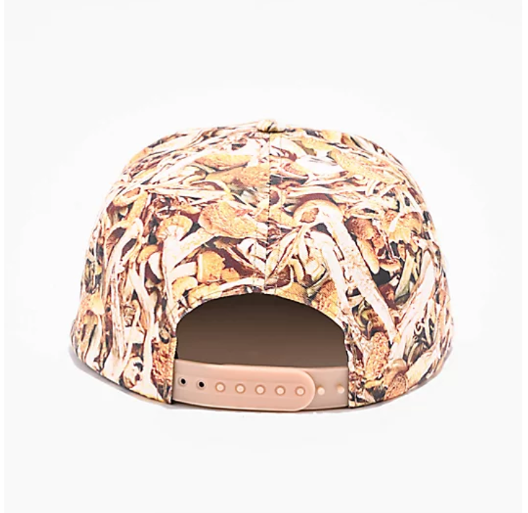 Porous Walker ポーラスウォーカー Real Mushrooms Brown Snapback Cap キャップ