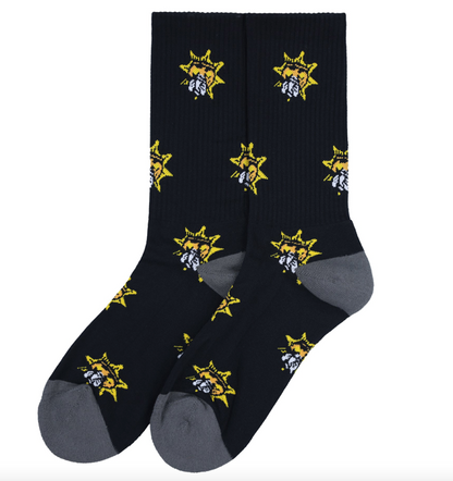 Glo Gang グロギャング Sun Socks (Black) ソックス