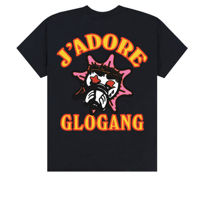 Glo Gang グロギャング J'Adore Tee (Black) Tシャツ
