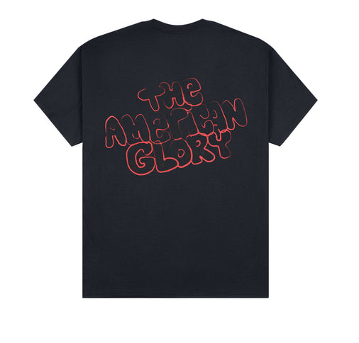 Glo Gang グロギャング 
American Glory Tee (Camo/Black) Tシャツ