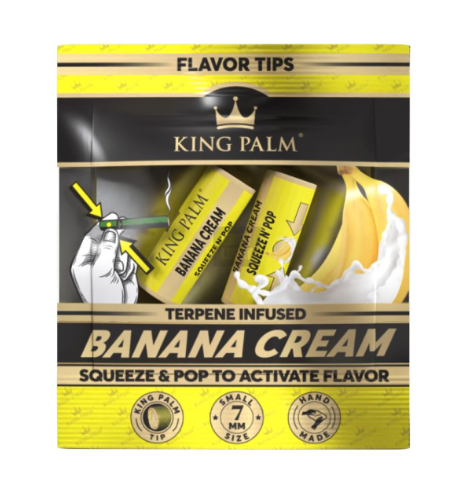 KING PALM キングパーム FLAVORED TIPS 2パック (7MM)  カプセルフィルターチップ