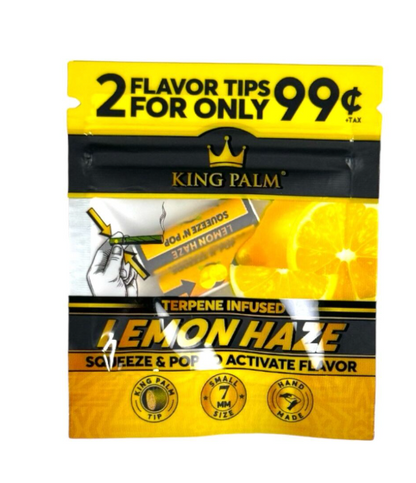 KING PALM キングパーム FLAVORED TIPS 2パック (7MM)  カプセルフィルターチップ