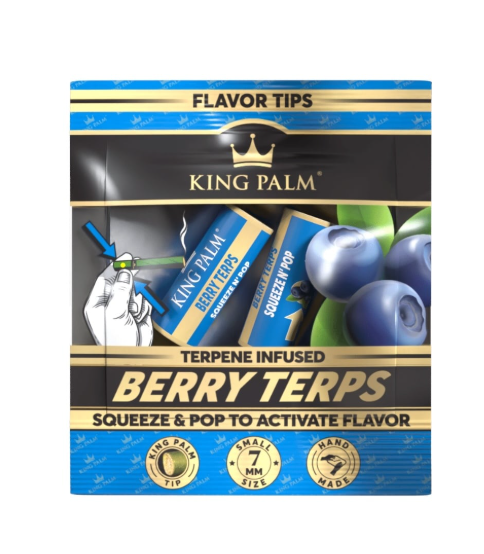 KING PALM キングパーム FLAVORED TIPS 2パック (7MM)  カプセルフィルターチップ