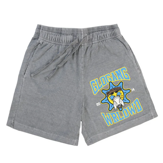 Glo Gang グロギャング 
 Worldwide Shorts (Grey) ショーツ