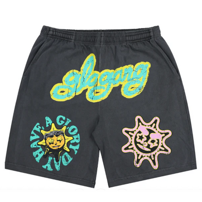 Glo Gang グロギャング 
Have A Glory Day Shorts (Black) ショーツ