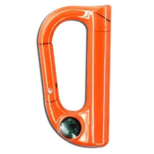 Carabineer Clip Lighter with Compass  カラビナライター