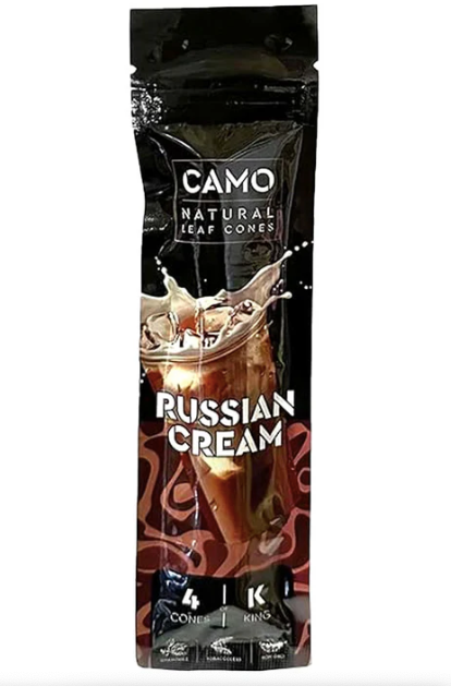 ★Afghan hemp アフガンヘンプ CAMO カモ Natural Leaf Cones プレロールコーン