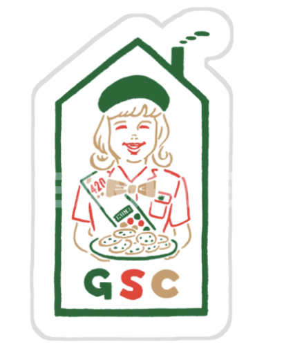 HOTBOX SESSIONS ホットボックスセッションズ "GSC" sticker ステッカー S/M