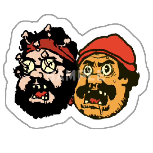 HOTBOX SESSIONS ホットボックスセッションズ "C&C SITE" sticker ステッカー S/M