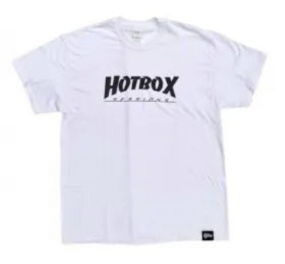 HOTBOX SESSIONSホットボックスセッションズ "SK8MAG" Tシャツ ホワイト/ブラック/オリーブ/グレー