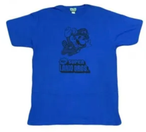 HOTBOX SESSIONS  ホットボックスセッションズ "SUPER LARIO BROS"  by GUL PEPSH Tシャツ ブルー/ネイビー