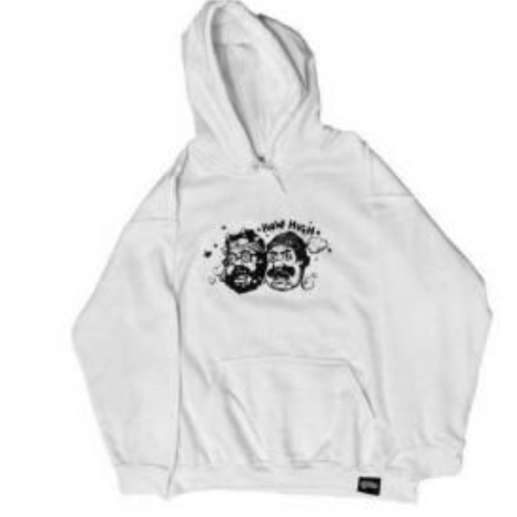 ★HOTBOX SESSIONS ホットボックスセッションズ  "C&C SITE"Hoodie フーディーパーカー グレー/ホワイト