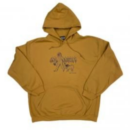 ★HOTBOX SESSIONS ホットボックスセッションズ "UMA" Hoodie フーディーパーカー ブラック／グレー/サンド