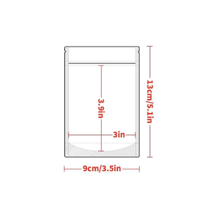 Smell Proof Pouch Sealable Foil Pouch Bags (10枚入) 防臭ジップパック S~XL