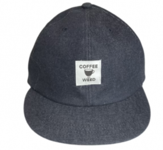 HOTBOX SESSIONS ホットボックスセッションズ "Coffee&We○d" 6P CAP キャップ グリーン/ブラックデニム/ブラック