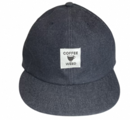 HOTBOX SESSIONS ホットボックスセッションズ "Coffee&We○d" 6P CAP キャップ グリーン/ブラックデニム/ブラック