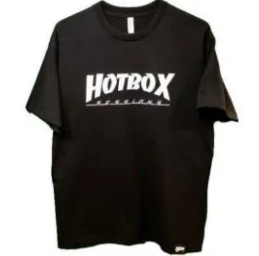 HOTBOX SESSIONSホットボックスセッションズ "SK8MAG" Tシャツ ホワイト/ブラック/オリーブ/グレー