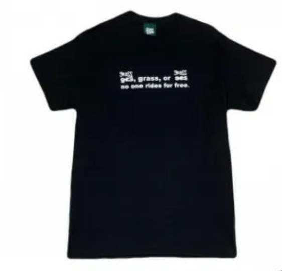 HOTBOX SESSIONS ホットボックスセッションズ " NO ONE RIDES FREE" Tシャツ グリーン/ネイビー/ブラック