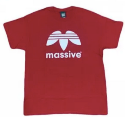 HOTBOX SESSIONS ホットボックスセッションズ "MASSIVE "  Tシャツ ブラック/レッド