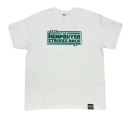 2000B.C. ORIGINALS ツーサウザンドビーシーオリジナル TEE "HEMP BUYER STRIKES BACK" Tシャツ ホワイト/ブラック/グレー/グリーン