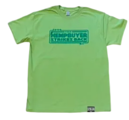 2000B.C. ORIGINALS ツーサウザンドビーシーオリジナル TEE "HEMP BUYER STRIKES BACK" Tシャツ ホワイト/ブラック/グレー/グリーン