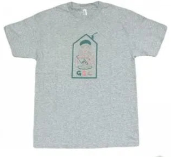 HOTBOXSESSIONS ホットボックスセッションズ"GSC" S/S Tee Tシャツ グレー/ホワイト
