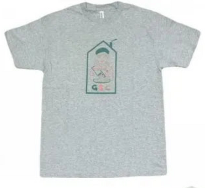 HOTBOXSESSIONS ホットボックスセッションズ"GSC" S/S Tee Tシャツ グレー/ホワイト