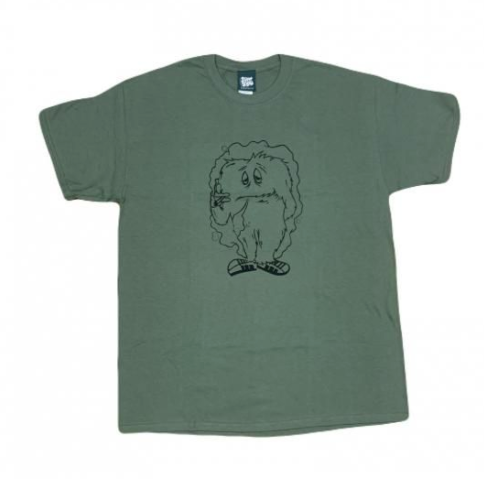 HOTBOX SESSIONS ホットボックスセッションズ  "Done" Tシャツ ブラック/オリーブ