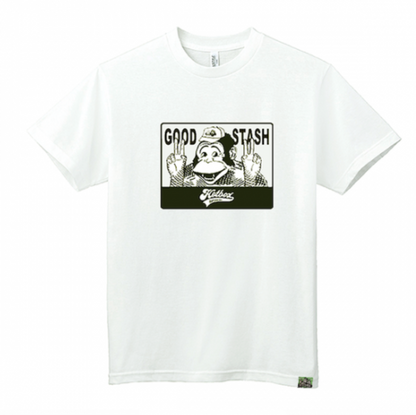 HOTBOX SESSIONSホットボックスセッションズ "BD" Tシャツ ホワイト/グレー/オリーブ