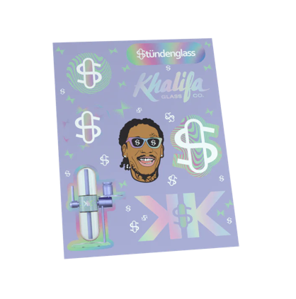 Khalifa x Stündenglass ウィズカリファ x スタンドグラス Gravity Infuser Classic Violet Sky / Mints グラビティボング
