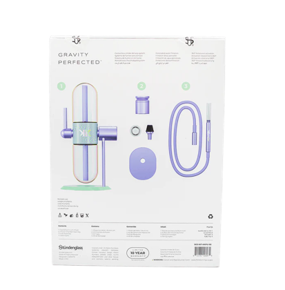 Khalifa x Stündenglass ウィズカリファ x スタンドグラス Gravity Infuser Classic Violet Sky / Mints グラビティボング