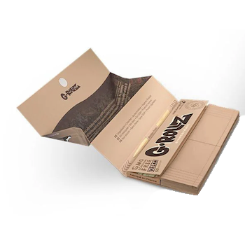 G-ROLLZ x Banksy's Graffiti ジーロールズ×バンクシーズ Unbleached wxtra thin Vegan booklets ペーパー＆フィルターチップ