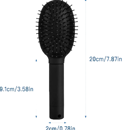 Hair Brush Stash ヘアブラシスタッシュ ブラック/レッド