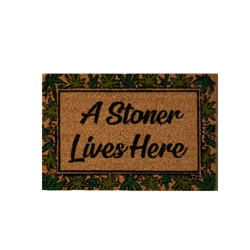 UO Home Happy Leaf Coir Doormat マット