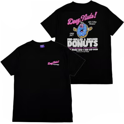 The High & Mighty ザハイアンドマイティー Deez Nuts Black T-Shirt Tシャツ ブラック