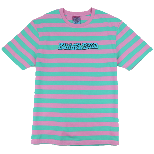 Killer Acid キラーアシッドFeel Good Pink & Green T-Shirt Tシャツ ピンク