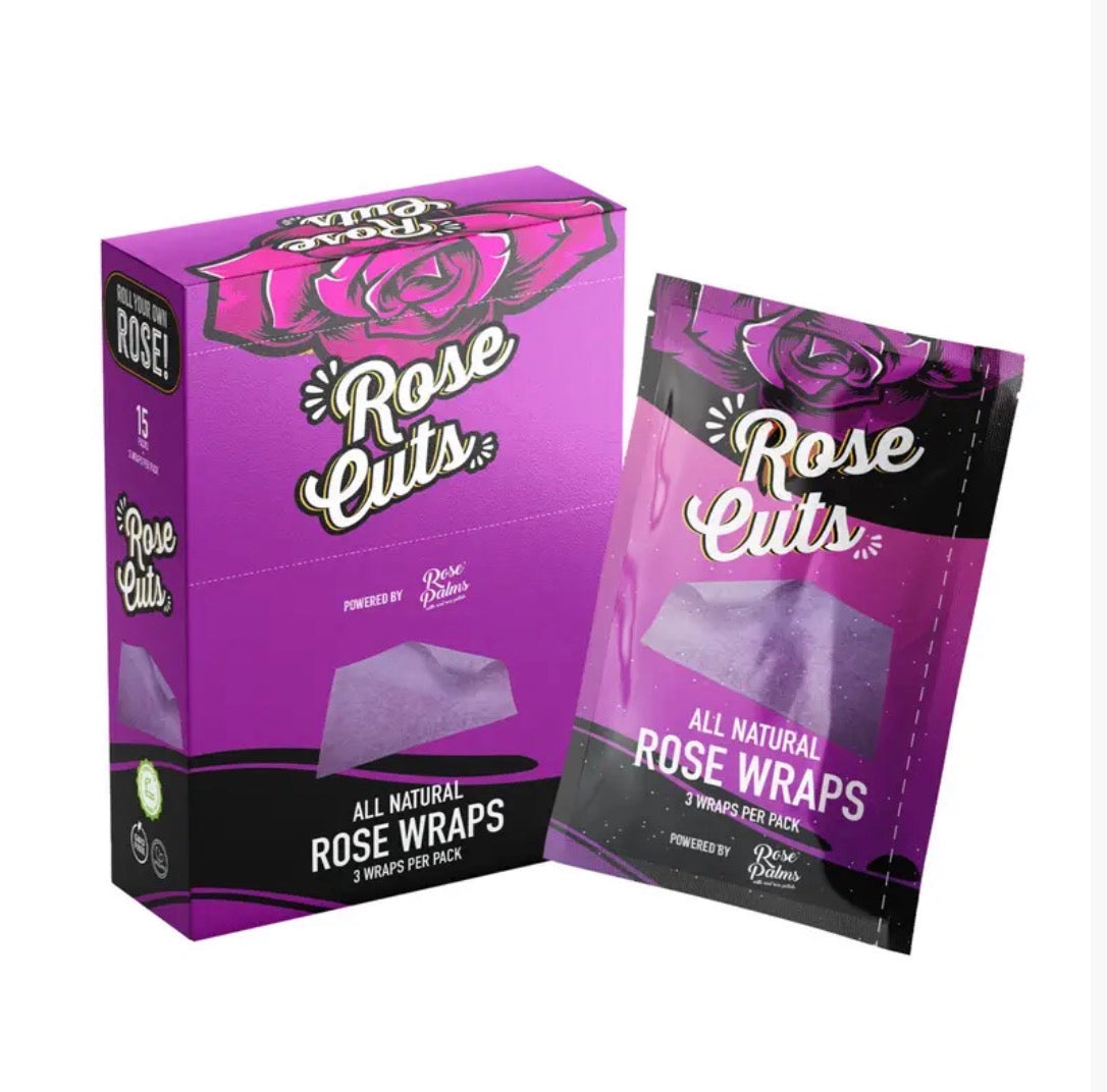 ★Rose Cuts ローズカット Purple/Pink Rose Wraps（3枚入） ブラント