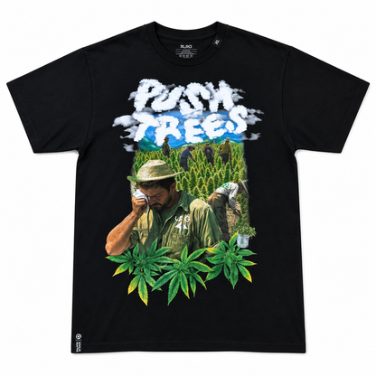 LRG エルアールジーx Push Treesプッシュ・ツリー Farm Black T-Shirt Tシャツ ブラック