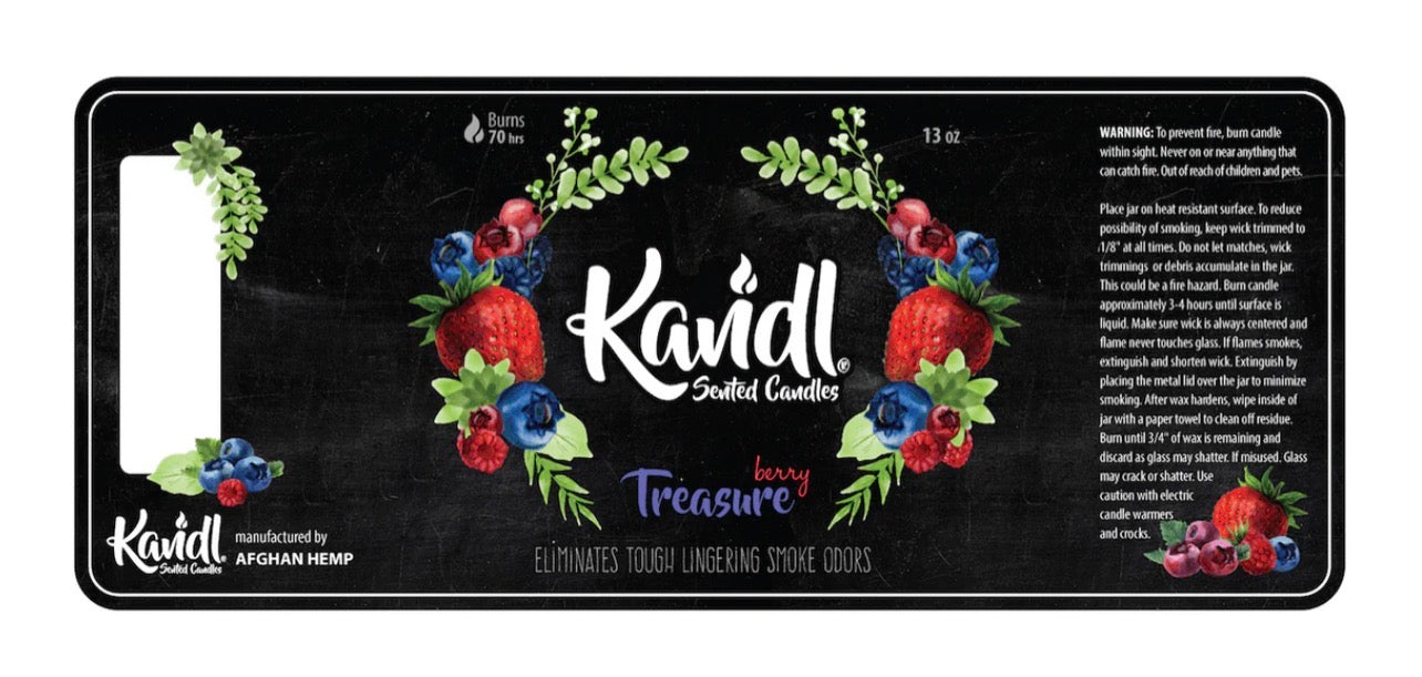 KANDL カンドル Get Rid of The Smoke Odors With Afghan Hemp Candles 消臭キャンドル