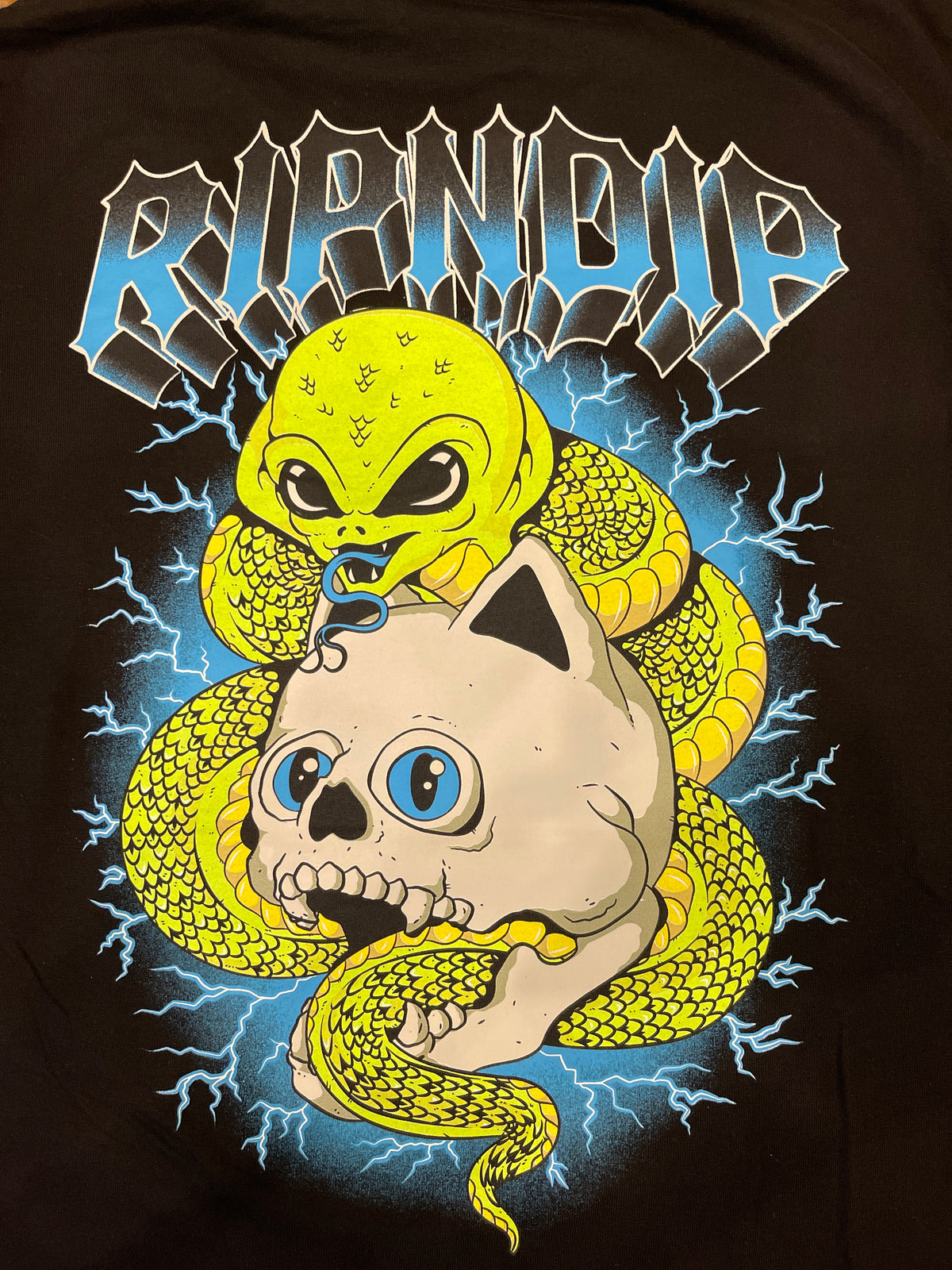 RIPNDIP リップンディップ Skull & Bones Black T-Shirt Tシャツ