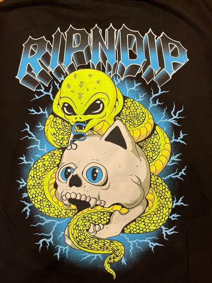 RIPNDIP リップンディップ Skull & Bones Black T-Shirt Tシャツ