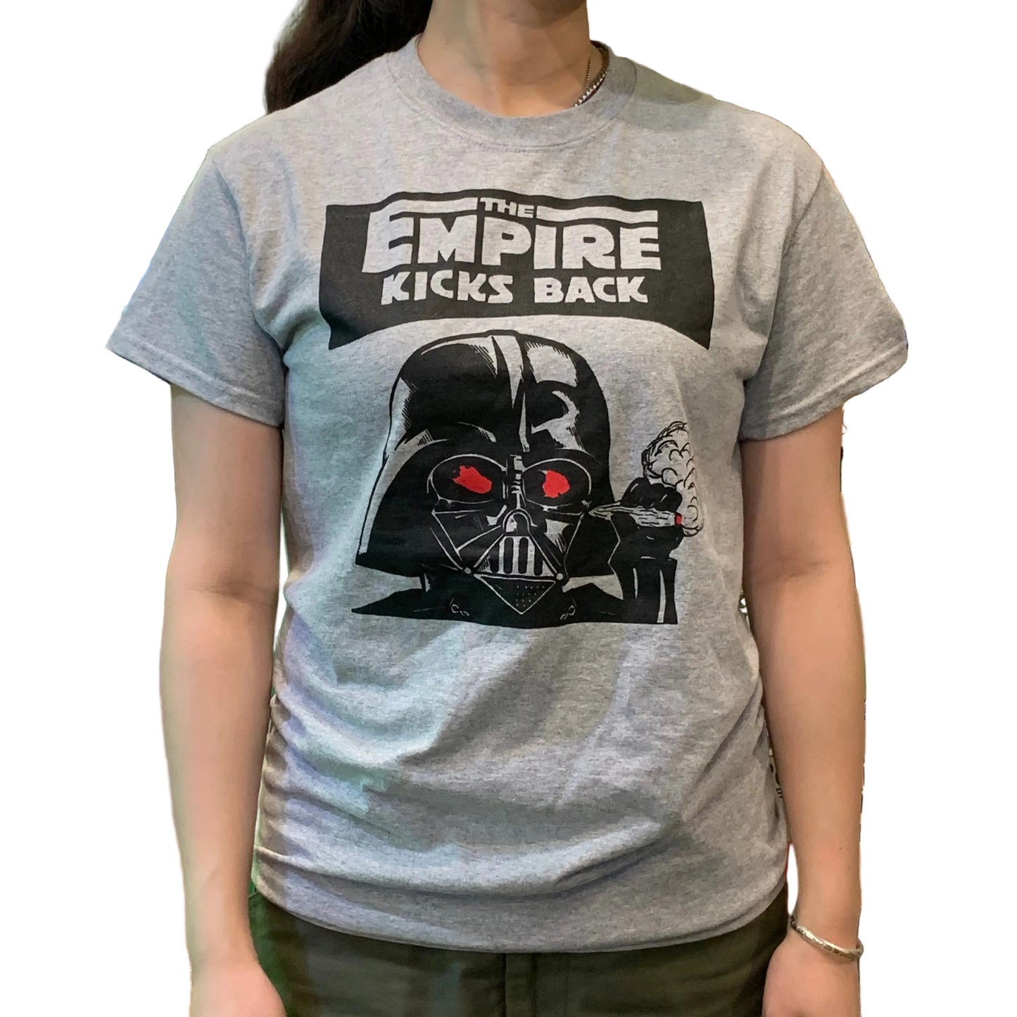 "THE EMPIRE KICKS BACK Tee" グレー Tシャツ