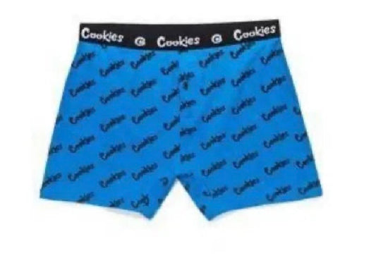 Cookies クッキーズ Men's REPEATED PRINT BOXER BRIEFS ショーツ
 パンツ グリーン/クッキーズブルー