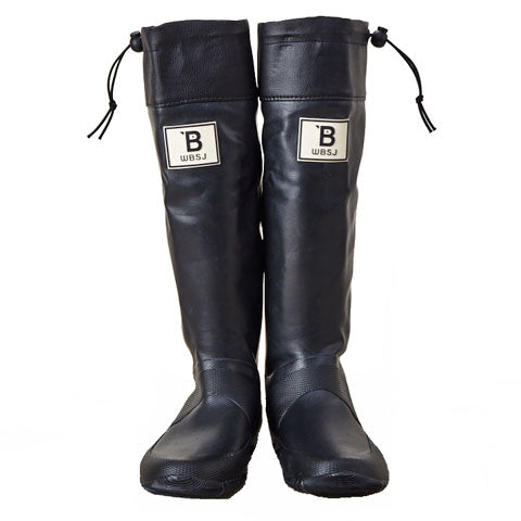 【限定色】日本野鳥の会 バードウオッチング長靴 boots Black ブーツ ブラック