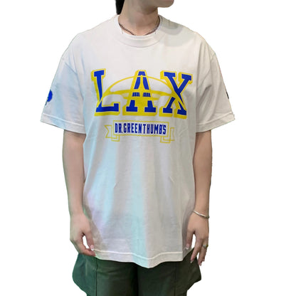 Dr. Greenthumb ドクターグリーンサンブ LAX Logo T-Shirt Tシャツ ホワイト