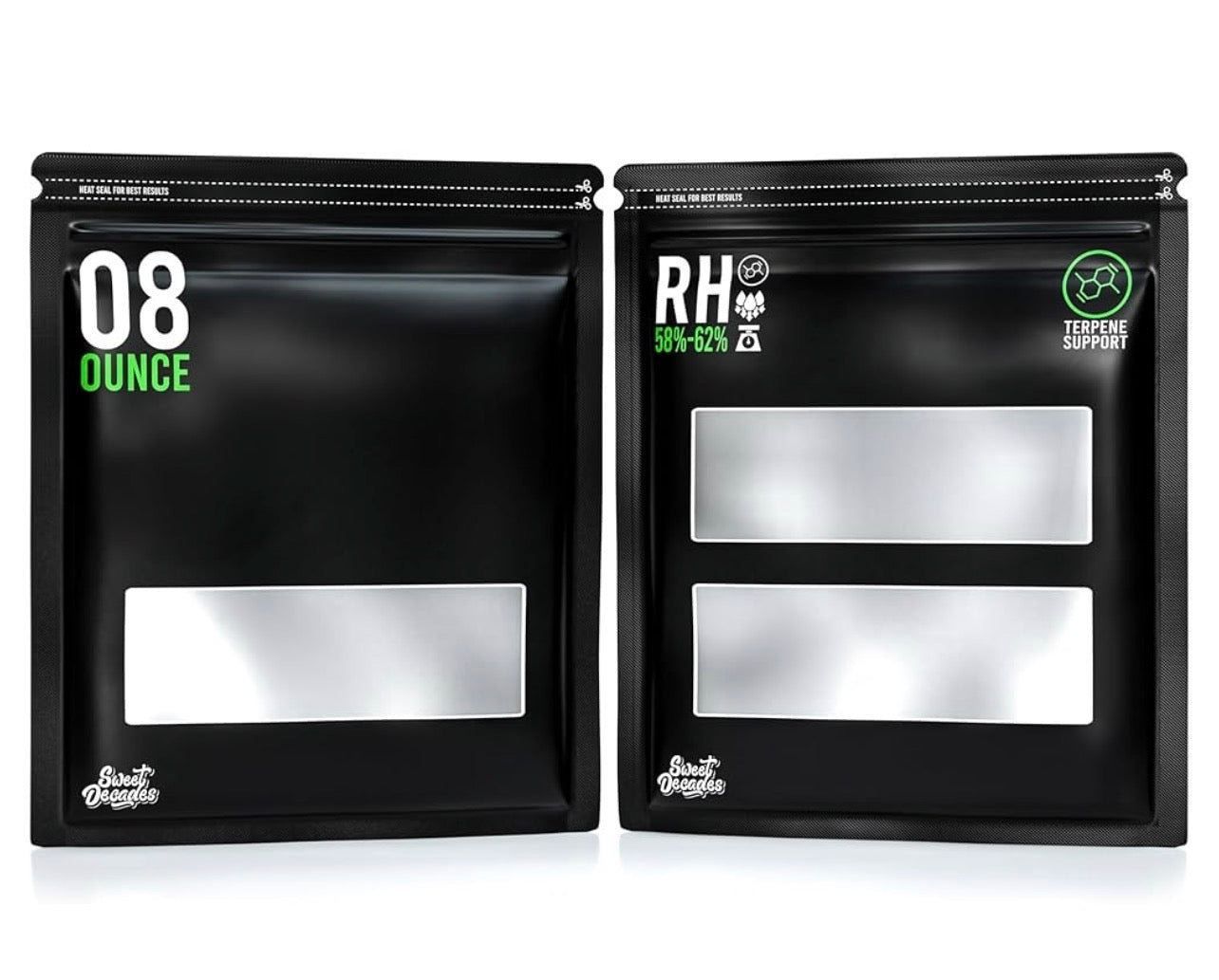 Humidity Storage Terp Zip Bags 調湿ジップバッグ 58%-62% （1/8オンス〜1ポンド）