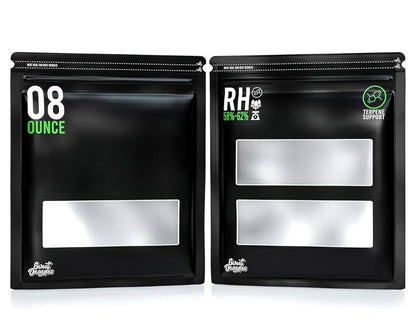 Humidity Storage Terp Zip Bags 調湿ジップバッグ 58%-62% （1/8オンス〜1ポンド）