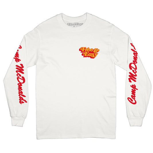 Free&Easy フリー&イージー Camp McDonalds Be Happy LS Tee ロングTシャツ